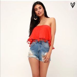 Red Hot Crop Top
